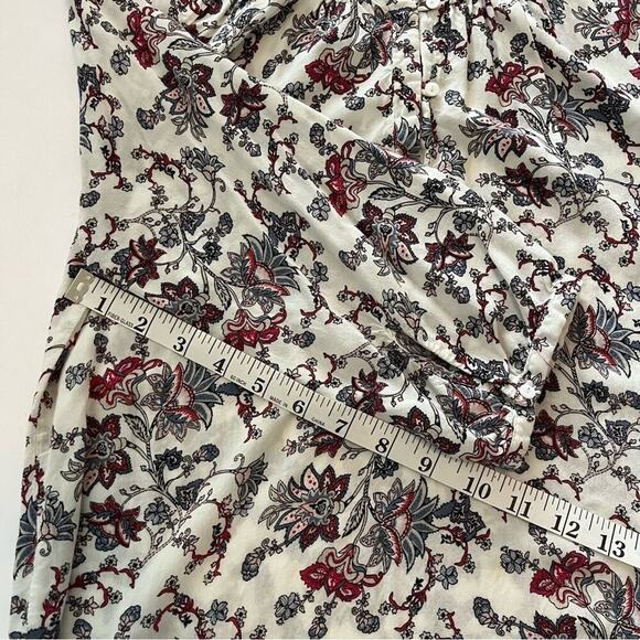 Rose & Rhyme Floral Blouse Size Small Top Bohemian Peasant Lightweight Fairy - Picture 10 of 10